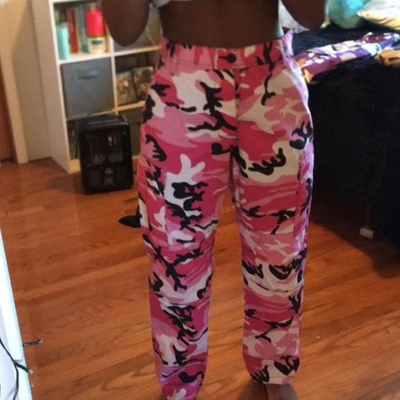 Orange camo pants SOLD - Picture 4 of 4